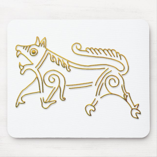 Vang Runestone-Goldmousepad-Kontur Mousepad (Vorne)
