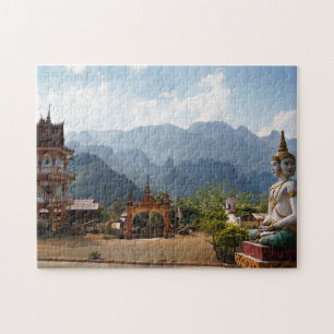 Vang Vieng Laos Creative Temple Puzzle