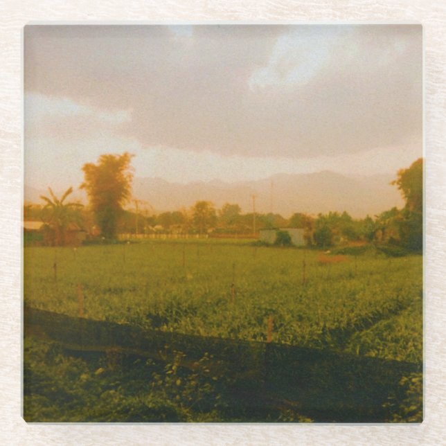 Vang Vieng - Laos  Glasuntersetzer (Vorderseite)