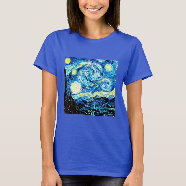 VanGogh, Starry Night T-Shirt (Vorderseite)