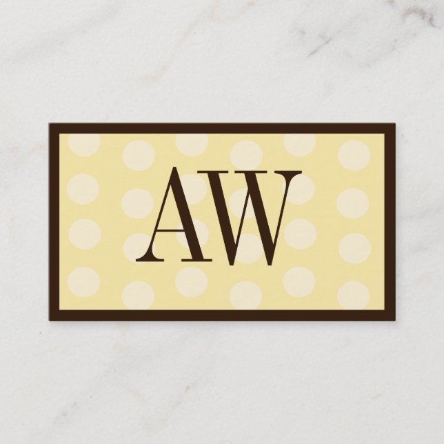 Vanilla Bedotted Visitenkarte (Vorderseite)