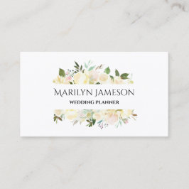 Vanilla Blossoms Hochzeitsplaner Visitenkarte