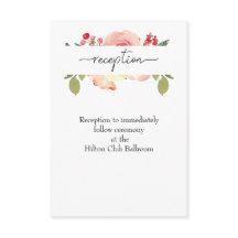 Vanilla Blush Floral Wedding Empfang