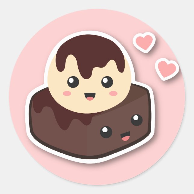 Vanilla Club Runder Aufkleber (Vorderseite)