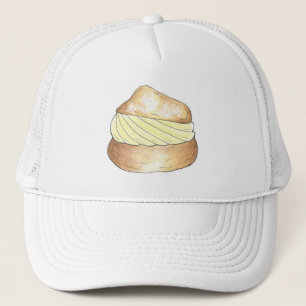 Vanilla Cream Puff Konditorei Koch Choux Bun Desse Truckerkappe