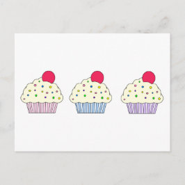 Vanilla Cupcakes Postkarte