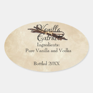 Vanilla Extrahieren eines benutzerdefinierten Etik Ovaler Aufkleber