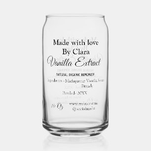 Vanilla Extrakt hausgemacht Zutaten Gewicht de Dosenglas