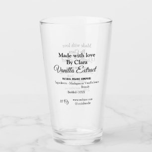 Vanilla Extrakt hausgemacht Zutaten Gewicht de Glas