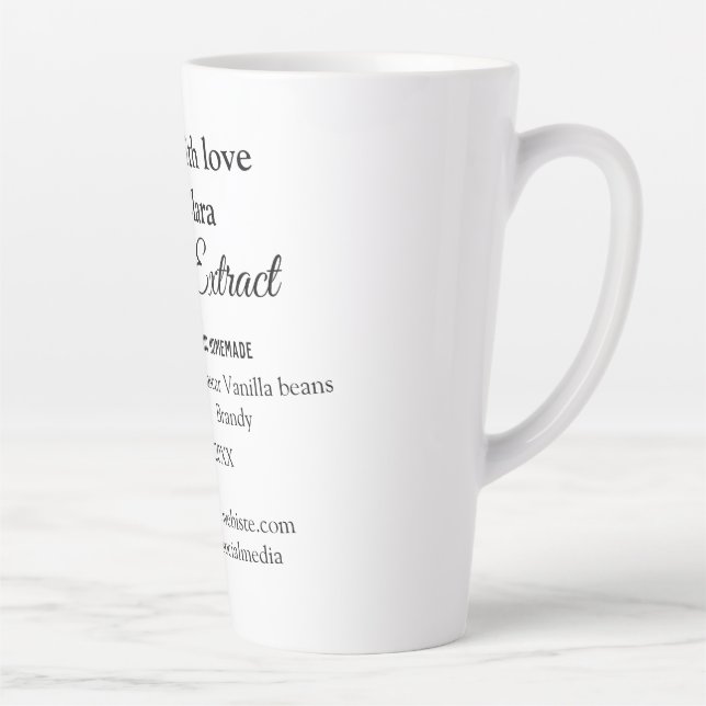 Vanilla Extrakt hausgemacht Zutaten Gewicht de Milchtasse (Rechts)