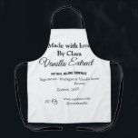 Vanilla Extrakt hausgemacht Zutaten Gewicht de Schürze<br><div class="desc">Entwurf</div>