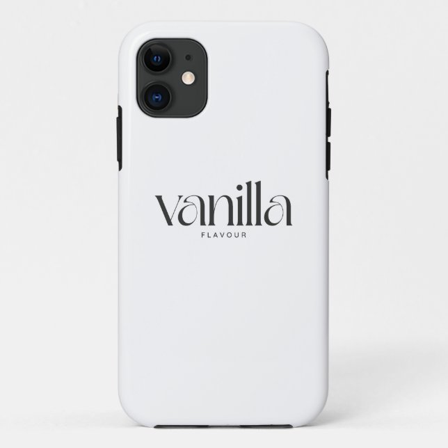 Vanilla Flavor Case-Mate iPhone Hülle (Rückseite)