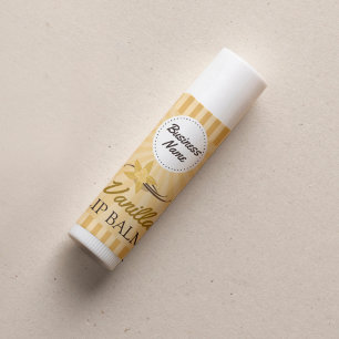 Vanilla Gold - Lip Balm Label - 1,25" Square Quadratischer Aufkleber