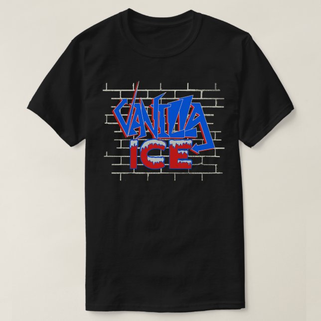 Vanilla Ice Brick Graffiti T-Shirt (Design vorne)