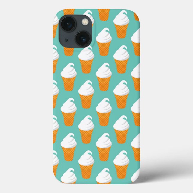 Vanilla Icesahnekegel-Muster Case-Mate iPhone Hülle (Rückseite)