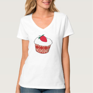 Vanilla-Kuchen mit Erdbeere T-Shirt