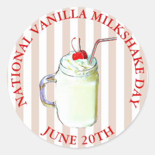 Vanilla Milkshake Day 20. Juni Stickers