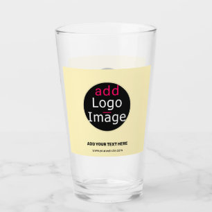 Vanilla moderner, benutzerdefinierbarer Add-Logos Glas