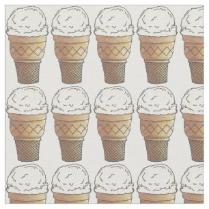Vanilla Scoop Ice Creme Cake Cone Junk Food Feinsc Stoff
