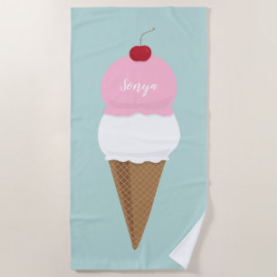 Vanilla & Strawberry Ice Creme Name und Farbe der Strandtuch