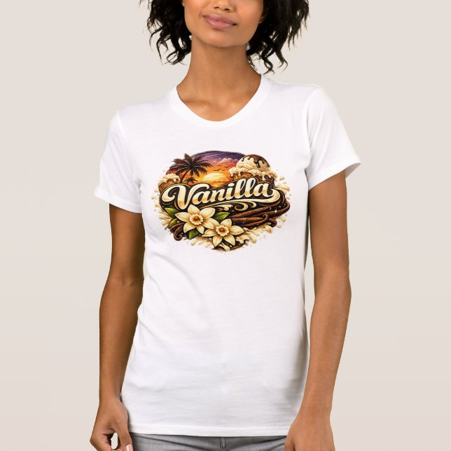 Vanilla - Vintage Design T-Shirt (Vorderseite)