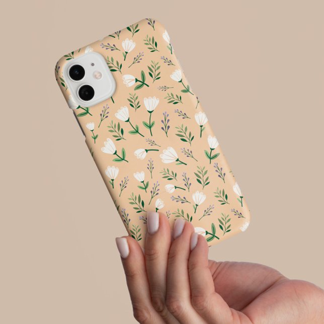 Vanilla & White Floral Phone Case (Von Creator hochgeladen)