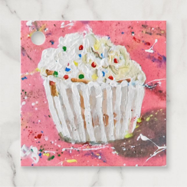 Vanilla Zuckerguss Geschenkanhänger (Vorderseite)