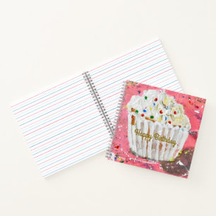 Vanilla Zuckerguss Notizbuch