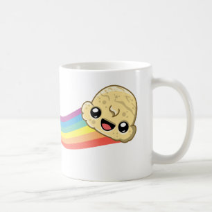 Vanille-Eisportion - Regenbogen-Schweif Kaffeetasse