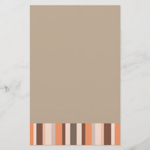 Vanille-Melone-Streifen Briefpapier