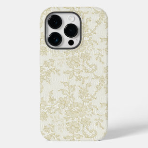 Vanille-Spitze Case-Mate iPhone 14 Pro Hülle