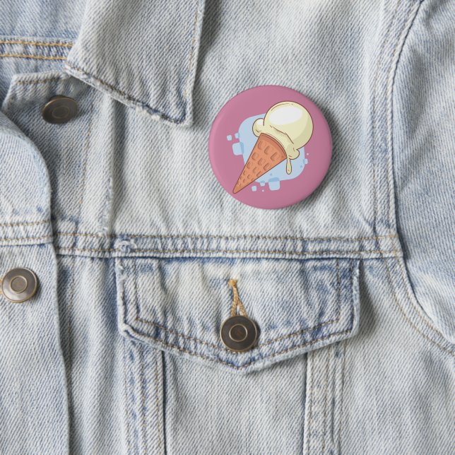 Vanilleeis  button (Beispiel)
