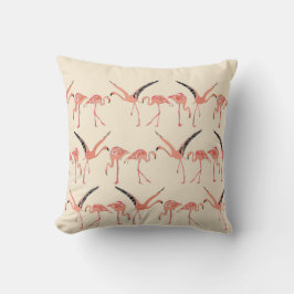 Vanilleflamingos Kissen