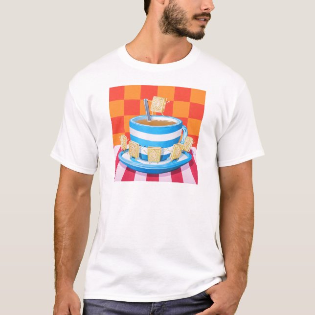 Vanillepudding-Nachmittagstee T-Shirt (Vorderseite)