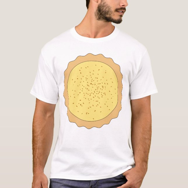 Vanillepudding-Törtchen-Torte T-Shirt (Vorderseite)