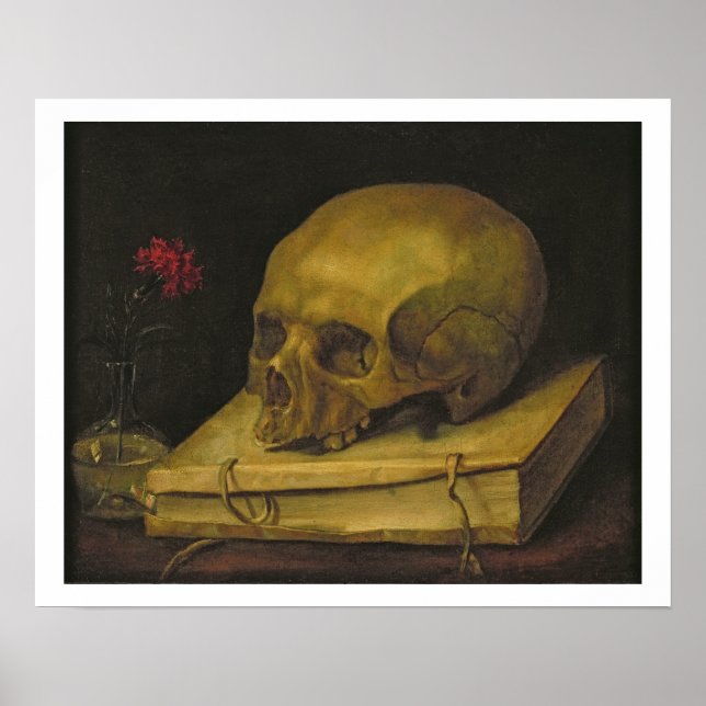 Vanitas, c.1644 (Öl auf Leinwand) Poster (Vorne)