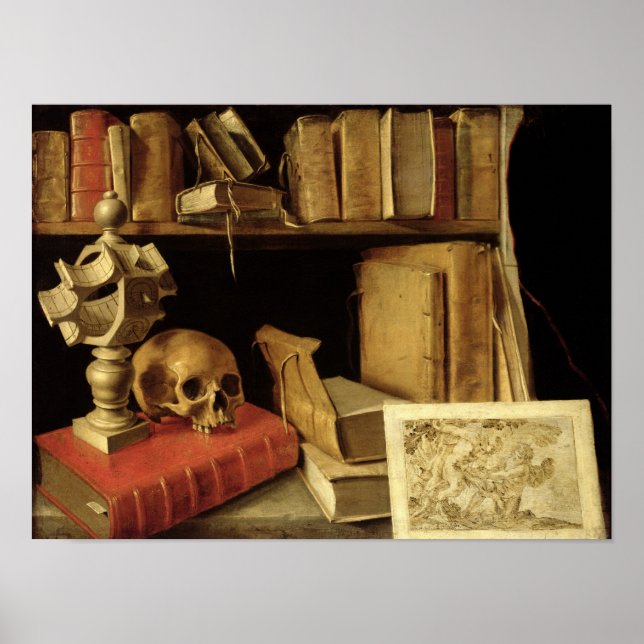 Vanitas mit Sonnenuhr, c.1626-40 Poster (Vorne)