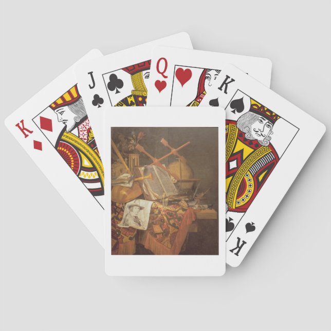 Vanitas (Öl auf Leinwand) Spielkarten (Rückseite)
