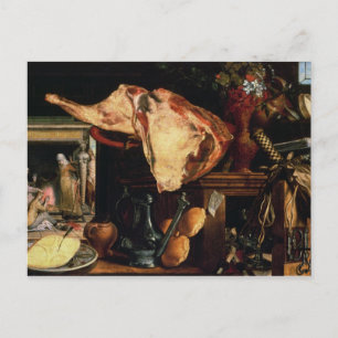 Vanitas still life , 1552 postkarte