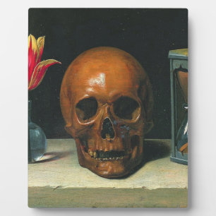 Vanitas Still Life 1671 von Philippe de Champaigne Fotoplatte