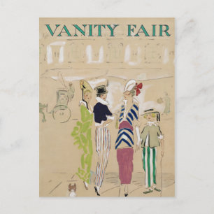 Vanity Fair Magazine Cover Art von Juni 1914 Postkarte