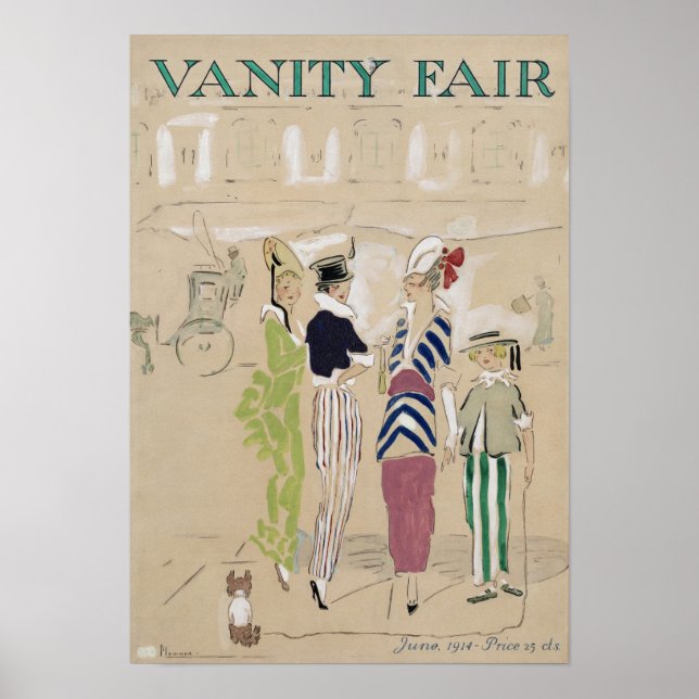 Vanity Fair Magazine Cover Vintage Poster (Vorne)