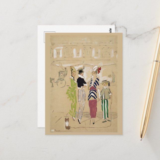 Vanity fair on the Avenue (1914) Postkarte (Vorderseite/Rückseite Beispiel)