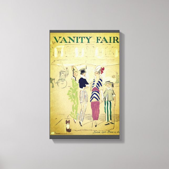 Vanity Fair Vintag Magazine Cover Leinwanddruck (Vorderseite)
