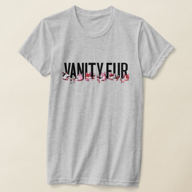 Vanity Fur Magazine Party RED T-Shirt (Ablage )