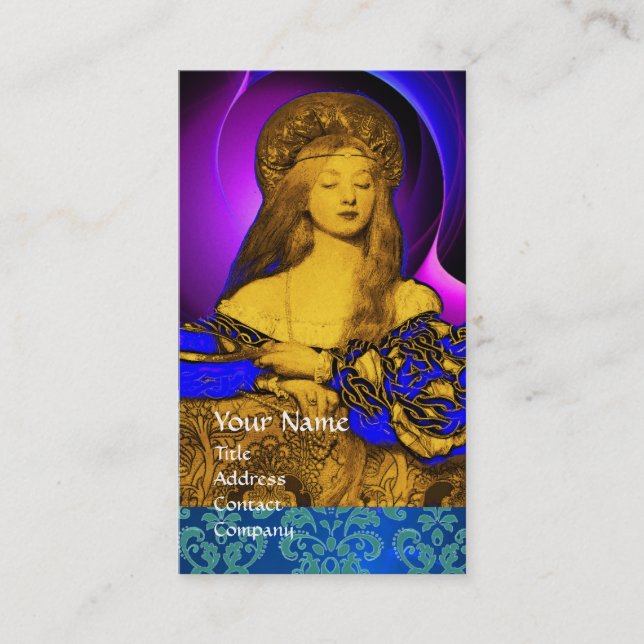 VANITY SCHAUTY-FASHION COSTUME DESIGNER Gold Metal Visitenkarte (Vorderseite)