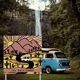 Vanlife Camper RVing CUSTOMIZED & SITE ERFOLGT Gartenschild