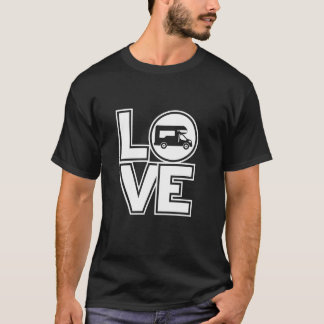 Vanlife Nomads LIEBE Funny Van Life T-Shirt