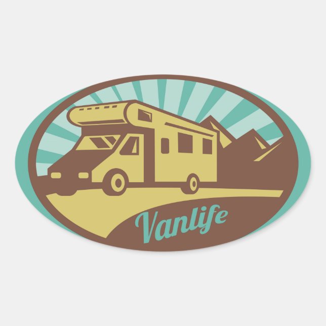 Vanlife Sticker / Aufkleber - Camper (Vorderseite)