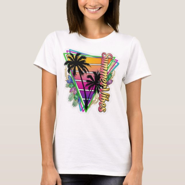 Vanlife Tropical Dream  T-Shirt (Vorderseite)